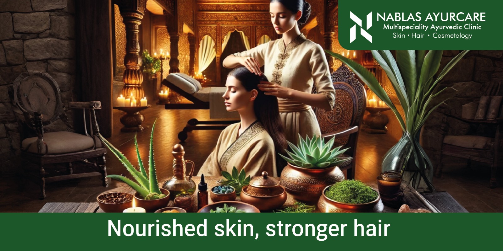 Hair care at Nabla's Ayurcare